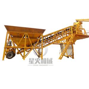 Nouvelle usine de mélange de béton mobile chauve-souris mobile en béton populaire en chine centrale à béton hzs200 panneau de commande de la centrale à béton - Product Image 1