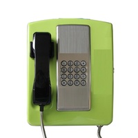 Téléphone scolaire en acier laminé avec système RFID prenant en charge les systèmes de communication analogiques ou 4G