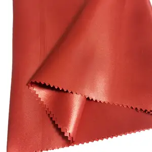 Moda stil yüksek kaliteli Polyester Spandex jakarlı dokuma saten kumaş