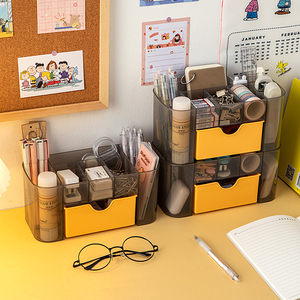 Công suất lớn nhựa văn phòng phẩm tổ chức với ngăn kéo compartmented hộp lưu trữ cho văn phòng bàn hoặc phòng khách - Product Image 4