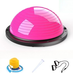 Ballon d'<span class=keywords><strong>équilibre</strong></span> demi-sphère de yoga premium anti-éclatement pour massage des pieds, entraînement de Pilates, équipement de fitness à domicile - Product Image 4