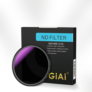 <span class=keywords><strong>Filtre</strong></span> d'objectif d'appareil photo à densité neutre GiAi MRC 49/55/62/67/77/82/86mm <span class=keywords><strong>ND</strong></span> <span class=keywords><strong>1000</strong></span> pour appareil photo 82mm - Product Image 1
