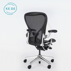 Ergonomic <b>Mesh</b> <b>Office</b> <b>Chair</b> With Adjustable Gas Lift Lumbar Support Tilt Lock Quiet Casters Factory Executive Direct Supply B3L- - Product Image 5