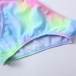 Quality Children <strong>Girls</strong> Split Swimwear 2 Pieces Kids Beach Wear Tie-dye Printed <strong>Bikini</strong> Set for <strong>Girls</strong> 7-14 <strong>Years</strong> <strong>Old</strong> - Product Image 6