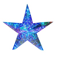 Lumières LED irisées en plastique, étoiles de rêve, RGB, décorations lumineuses pour Halloween, mariage, Noël, décoration suspendue pour la maison, fournitures pour les fêtes