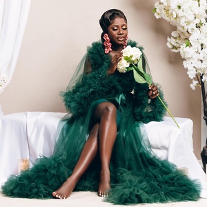 Robe <span class=keywords><strong>de</strong></span> <span class=keywords><strong>maternité</strong></span> en tulle moelleux, cape <span class=keywords><strong>de</strong></span> mariée africaine personnalisée 2026, robe <span class=keywords><strong>de</strong></span> soirée <span class=keywords><strong>de</strong></span> mariage, robe <span class=keywords><strong>de</strong></span> photoshoot, vêtements <span class=keywords><strong>de</strong></span> détente, chemise <span class=keywords><strong>de</strong></span> <span class=keywords><strong>nuit</strong></span> <span class=keywords><strong>de</strong></span> grossesse - Product Image 2