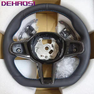 Volante in Fibra di Carbonio per <span class=keywords><strong>BMW</strong></span> Nuova Serie 1234 <span class=keywords><strong>G42</strong></span> G20 G22 G23 G26 G29 F40 F44, Aggiornamento da Vecchio a Nuovo 2025 M4 Personalizzato in Alcantara - Product Image 4