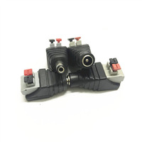 Ventes chaudes Prise d'alimentation jack 12V CC 2 broches 5,5*2,1 mm Connecteur femelle CC Type poussoir