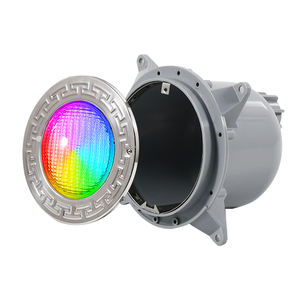 Водонепроницаемый светодиодный светильник для бассейна PAR56 12В, IP68, из нержавеющей стали, с дистанционным управлением, многоцветный RGB, встраиваемый, для подводного освещения - Product Image 6