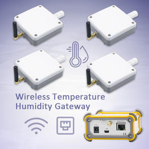 Registrador de Datos en Tiempo Real, Sensor de Alarma, Instrumentos de Medición Electrónicos, 4 Conjuntos de Sistema Inalámbrico de Sensores de Temperatura - Product Image 1