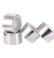 Ruban adhésif en aluminium pour réparation de tuyauterie d'air froid en métal robuste, isolation des conduits HVAC, résistant à la chaleur, imperméable, usage industriel