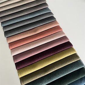 Tela de tapicería de terciopelo a cuadros de piña con estampado de punto de poliéster 100%, sarga ignífuga Ripstop para faldas de muebles de sofá - Product Image 3