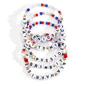 Usine personnalisée perle de rocaille lettre Bracelet bohème coloré amitié cadeau brin Bracelets Design Inspiration - Product Image 3
