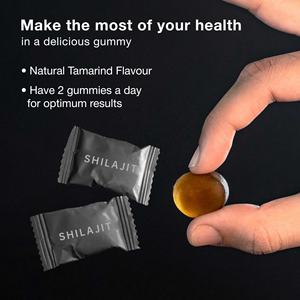 Gomitas de Shilajit de Marca Privada OEM/ODM, Vitaminas Puras del Himalaya, Gomitas de Resina de Shilajit Orgánica - Product Image 3