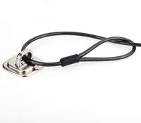 Base de Anclaje de Seguridad para Candados de Cable con Llave o Combinación, Accesorio de Anclaje para Montaje en Escritorio para Candados de Cable
