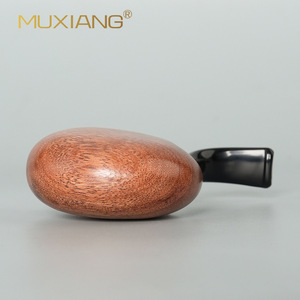MUXIANG Wooden Smoking Pipe Bent Type 3mm Filter Portable Pocket Pipe For Men Retro Handmade Gift - Product Image 4