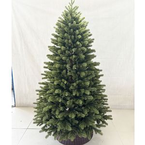 7ft 210cm Fat Indoor Realistic Rotating Spinning <b>Christmas</b> <b>Tree</b> Hinged Full PE Premium <b>Christmas</b> <b>Tree</b> - Product Image 1
