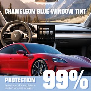 Film teinté pour vitres automobiles en gros d'usine, auto-adhésif, anti-rayures, anti-UV, IR 90 VLT 75, isolation thermique, film PET teinté - Product Image 4