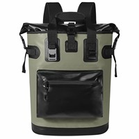 Sac isotherme en TPU au design moderne vert kayak avec logo personnalisé, grande capacité imperméable pour la plage, le camping, la randonnée et le stockage alimentaire