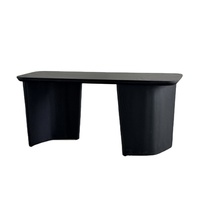 Table d'appoint en bois massif de style italien Degas, table d'angle minimaliste de designer, meuble rectangulaire pour salon