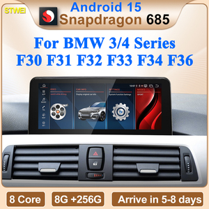 CNstwei Reproductor de Pantalla Táctil Android 15 de 10.25 Pulgadas para BMW Serie 3/4 F30 F31 F32 F33 F34 Qualcomm 685 con CarPlay y Android Auto Inalámbricos - Product Image 2