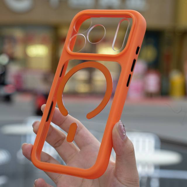 New Smart Camera Button Magnetic Phone Cover for 17 Air Color Frame Shockproof Cell Phone Case with for iPhone 17, 17 Pro Max