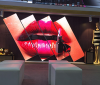 Pantalla LED para Interiores P1.86, Estructura de Piso y Ventana, Gabinete para Carteles Digitales, Letrero Electrónico, 800 Nits, IP31