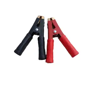 Hot sale products plated insulated car battery clips alligator clamps 100A booster cables