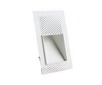Lampe d'escalier LED encastrée sans cadre à commande par capteur, personnalisable, en aluminium, pour intérieur, à fixation murale