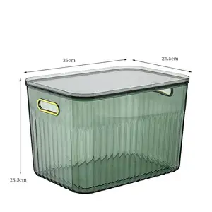 निर्माता की विशेष पारदर्शी प्लास्टिक भंडारण बॉक्स बहु प्रयोजन भंडारण बॉक्स