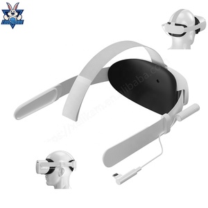 CoolRabbie 2025 Réglable <span class=keywords><strong>Elite</strong></span> Strap Remplaçable VR Head Strap Chargeur Avec 6000Mah <span class=keywords><strong>Batterie</strong></span> pour Meta <span class=keywords><strong>Quest</strong></span> <span class=keywords><strong>2</strong></span> - Product Image 4