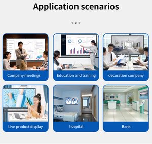 98 86 75 65 inch tương tác màn hình phẳng <span class=keywords><strong>Android</strong></span>/Windows hệ thống kép cảm ứng đa điểm LCD Bảng trắng tương tác - Product Image 3