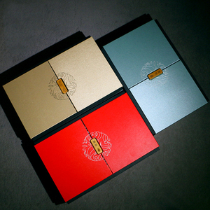 Hộp Trà Giấy Nóng Mở Từ Trung Sang Trọng Bộ Trà Màu Vàng Bao Bì Cho Hộp Quà Tặng - Product Image 3