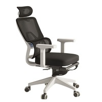 Chaise de bureau confortable, chaise de réunion pour le personnel, chaise d'ordinateur pour la maison, l'étude ou le dortoir, idéale pour les longues sessions assises