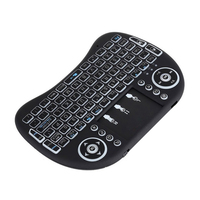 Mini Teclado Inalámbrico I8 2.4G con Panel Táctil, Retroiluminación de Color, Control Remoto para Android TV Box, Smart TV, Mini PC