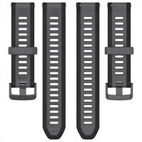 Bracelet de sport en silicone bicolore pour Garmin Forerunner 165, bracelet de remplacement