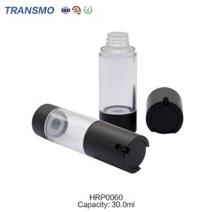 Flacon pompe sans air vide en gros, flacon pulvérisateur en plastique de 30 ml avec recharge de toner, flacon de voyage pour parfum, lotion, crème, cosmétiques - Product Image 5