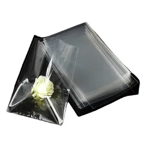 Hot product costume plastic bag Package OPP Clear Plastic Cellophane Bags Self Sealing Bopp Transparent Cello Bag