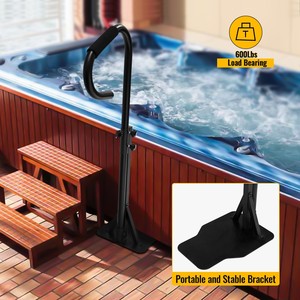 Barra de apoyo para bañera Huize con altura ajustable de 38-58 cm, antideslizante, para la seguridad en el baño - Product Image 2