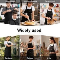 Tablier de cuisine vert foncé personnalisé de haute qualité avec logo, en coton, réglable et durable, idéal pour la restauration, la cuisson, la pâtisserie et la grillade