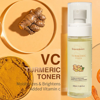 Private Label Biologische Corrector Kurkuma Vervaagt Puistjes Gezichtstoner Sterke Verlichtende Kurkuma Donkere Vlekken Toner