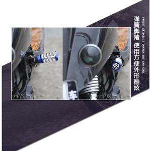 ที่วางเท้าแบบมีสปริงด้านหลังที่พักเท้าพร้อมแป้นเหยียบมอเตอร์ไซด์แบบสปริง - Product Image 5