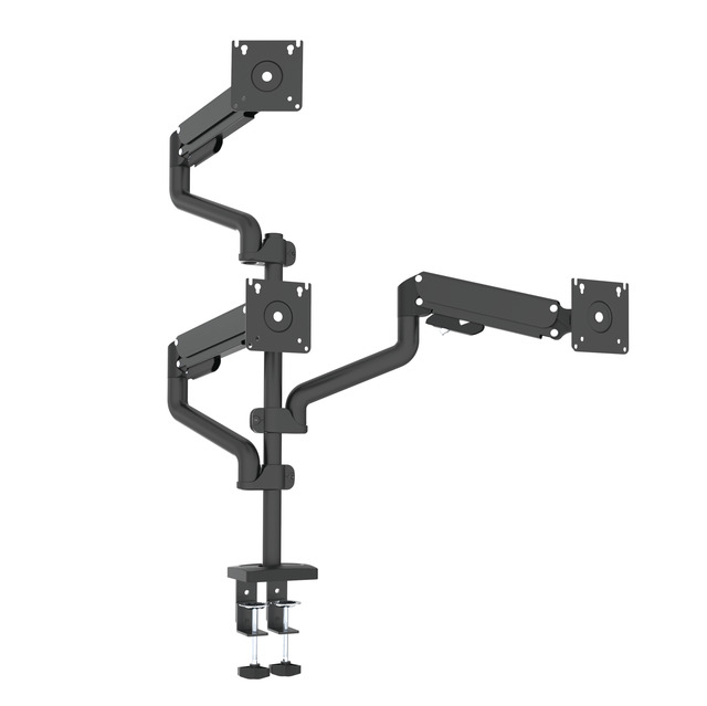 Heavy Duty Triple Monitor Arm Gas Spring Desk Mount for 14-32 Inch Multi Screen Ergonomic Stand