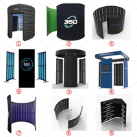 Cabina de Fotos Sky 360 - Cabina de Fotos Giratoria Automática de 360 Grados con Soporte para Cámara DSLR para Eventos, Fiestas y Celebraciones