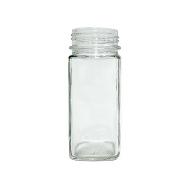 Empty honey bottle Transparent honeycomb glass jar wide mouth structure multi-functional seasoning jar