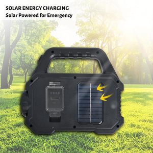 Hot Sale USB <b>Rechargeable</b> Solar LED <b>Flashlight</b> with IP55 Waterproof & Dimmable-Emergency Camping Light - Product Image 3