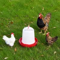 Abreuvoir automatique cloche 1,5 L pour volailles, en PE et PP de qualité alimentaire, non toxique, économie d'eau, anti-déversement pour poulets, canards, poulets de chair