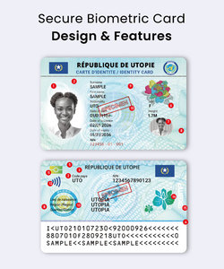 Tarjetas de Votante Personalizadas y Seguras de Policarbonato para DPI, Registro de Votantes, EVM, UNDP a Gran Escala - Product Image 5
