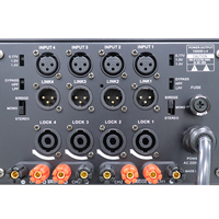 Amplificateur de puissance professionnel Aarhus 1500W 4 canaux classe H en métal pour utilisation en extérieur et en intérieur