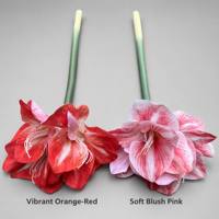Amaryllis et Lys Kaffir Artificiels Haute Fidélité Effet Naturel de Qualité Supérieure pour Décoration d'Événements et Décoration Intérieure de Luxe